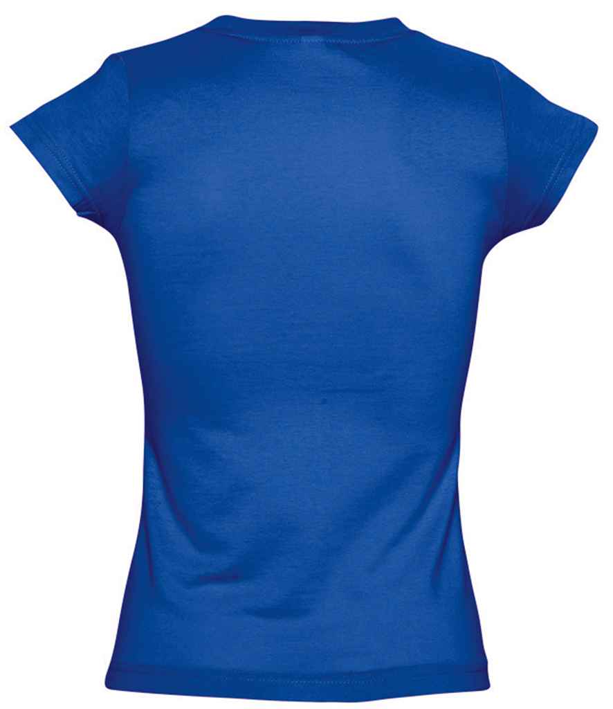 SOL'S Ladies Moon V Neck T-Shirt - Royal Blue