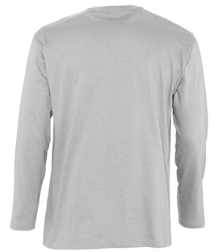 SOL'S Monarch Long Sleeve T-Shirt - Grey Marl