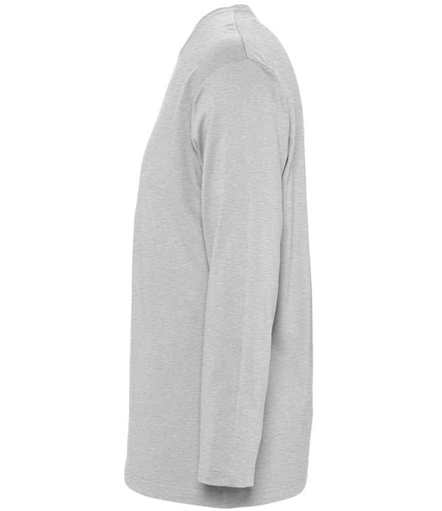 SOL'S Monarch Long Sleeve T-Shirt - Grey Marl