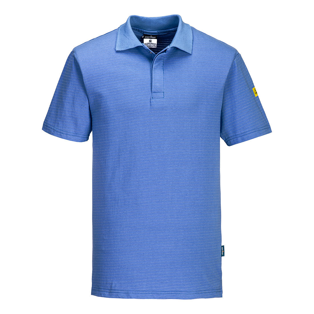 Anti-Static ESD Polo Shirt S/S - Hamilton Blue