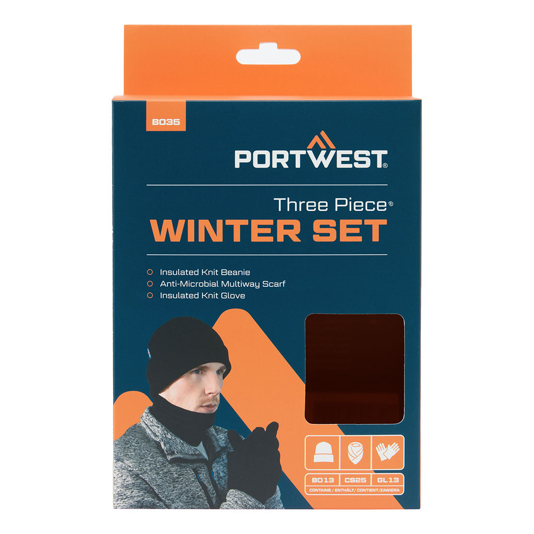 Winter Accessory Set (3pcs) - Black