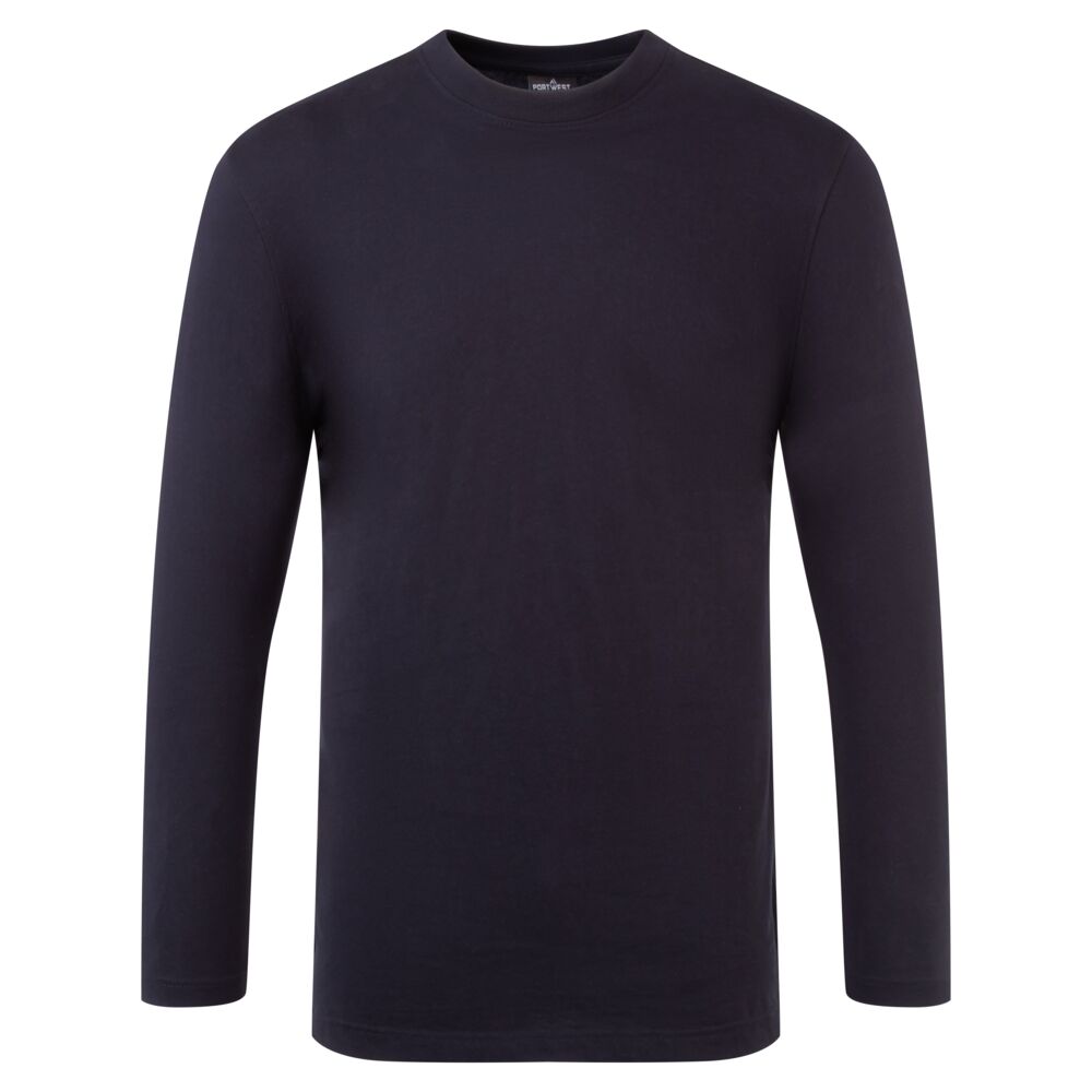 Cotton T-Shirt L/S - Navy (NVR)