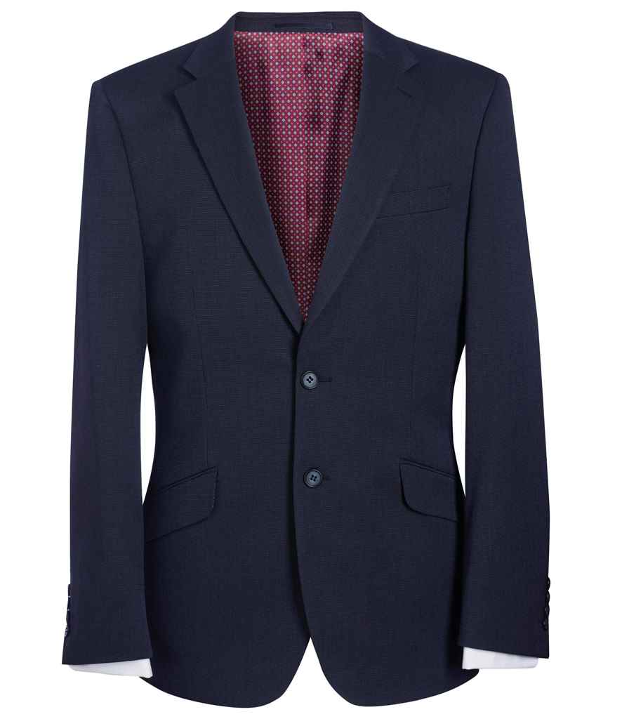 BK210 Navy Pindot Front