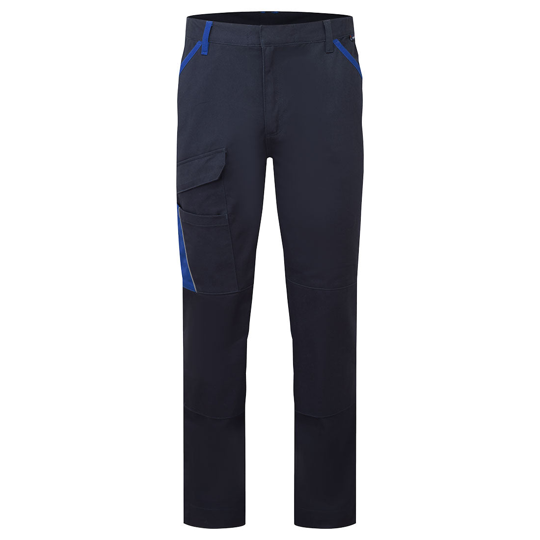 WX1 Two Tone Cotton Work Trousers - Navy/Royal