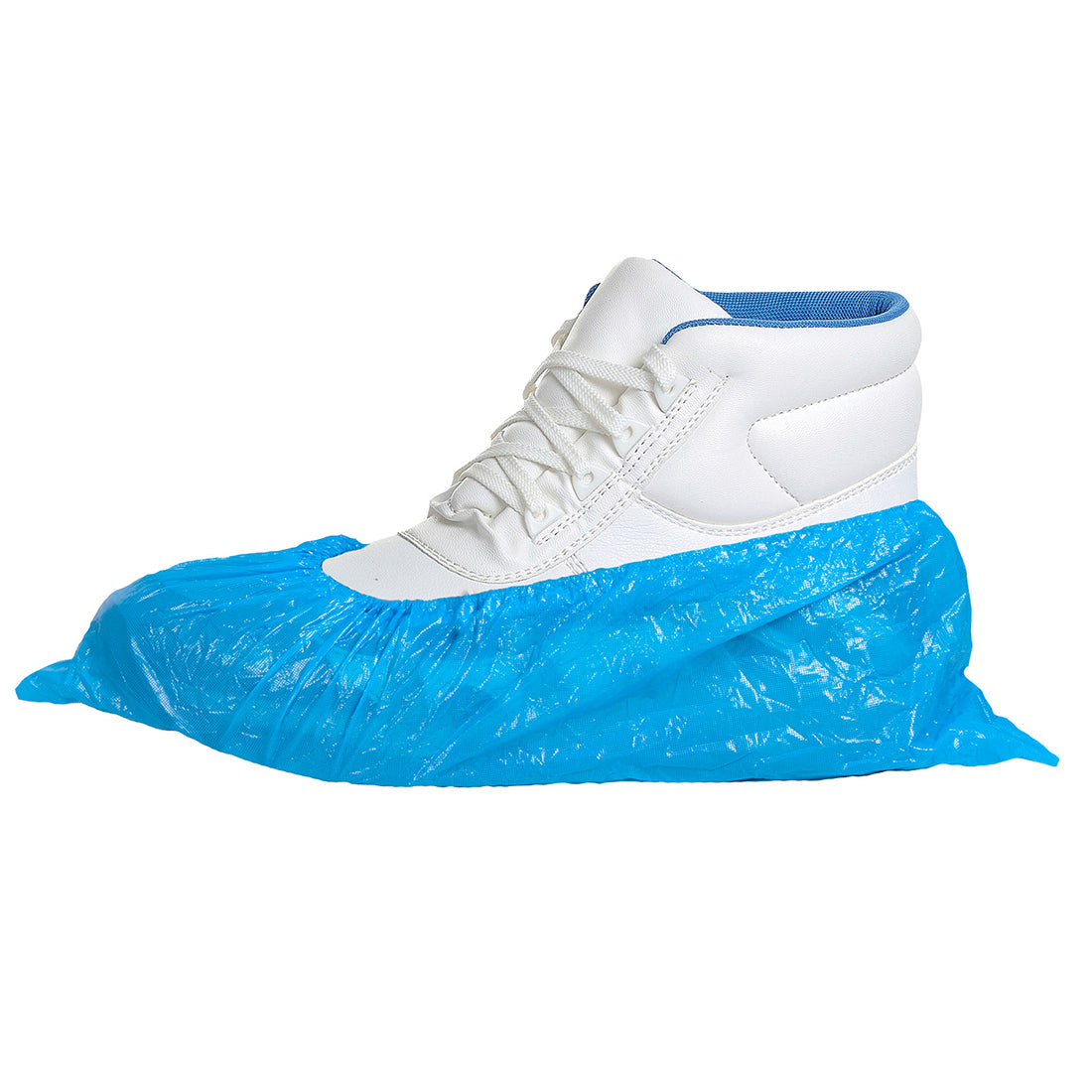 Disposable PE Overshoes (PK6000) - Blue