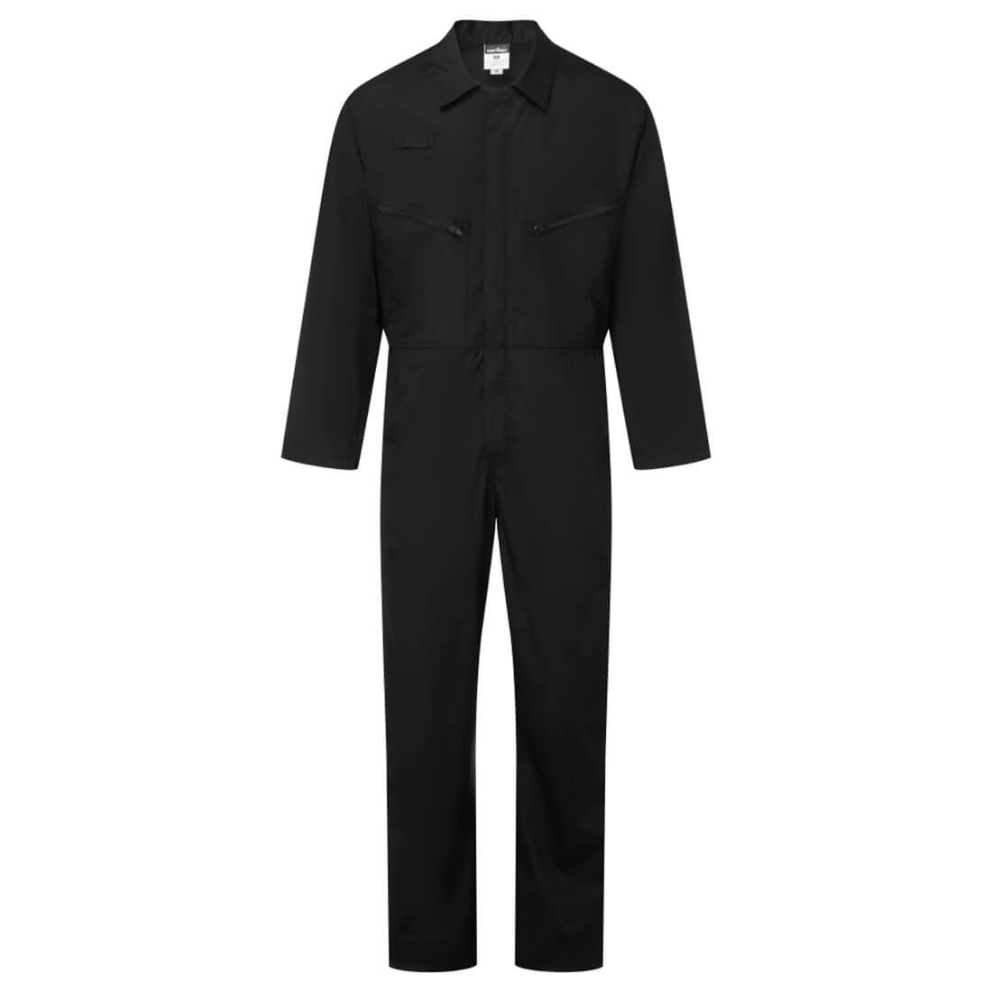 ES1 Essential Zip Boilersuit - Black