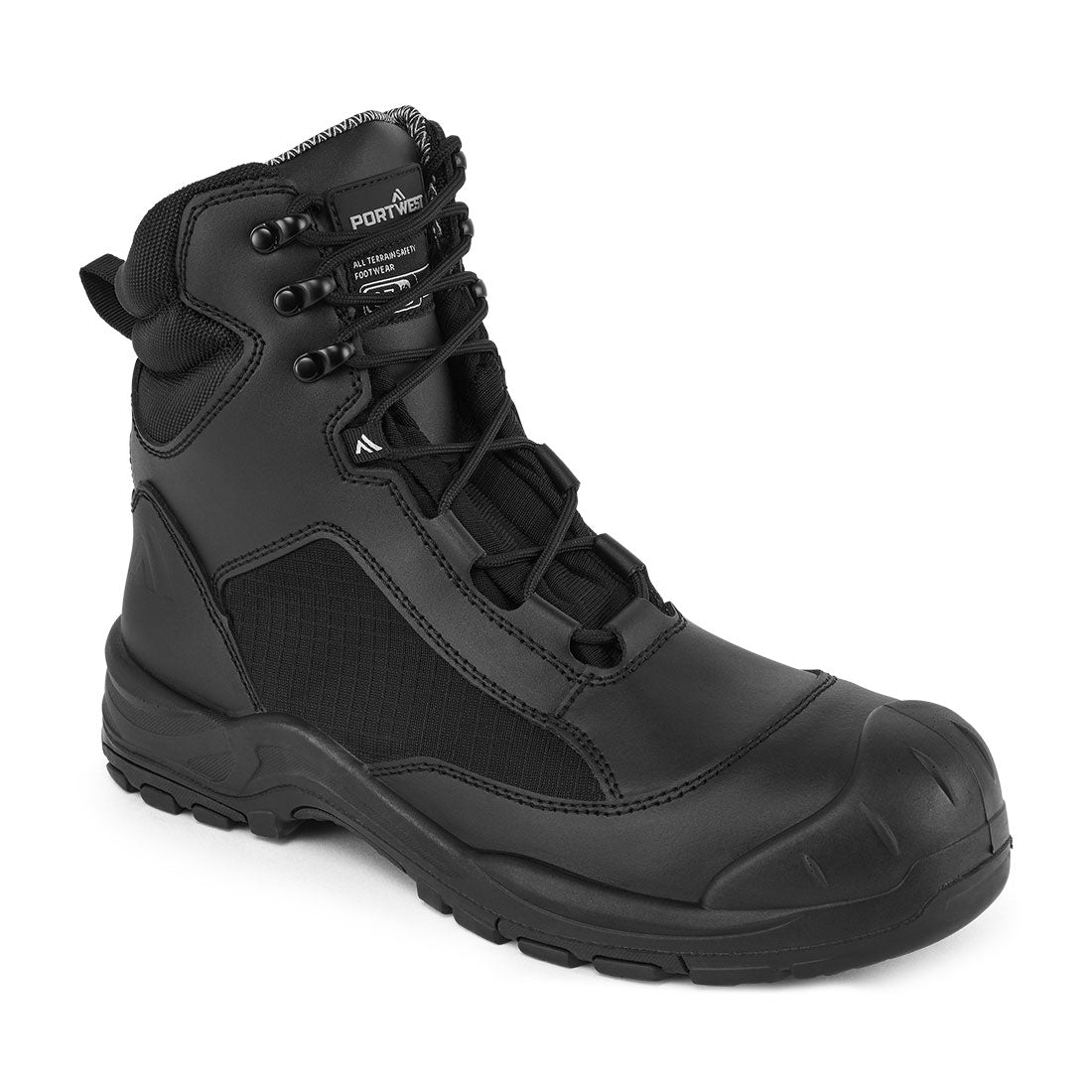 Composite Action Leather High Boot O7S HRO SR FO SC - Black