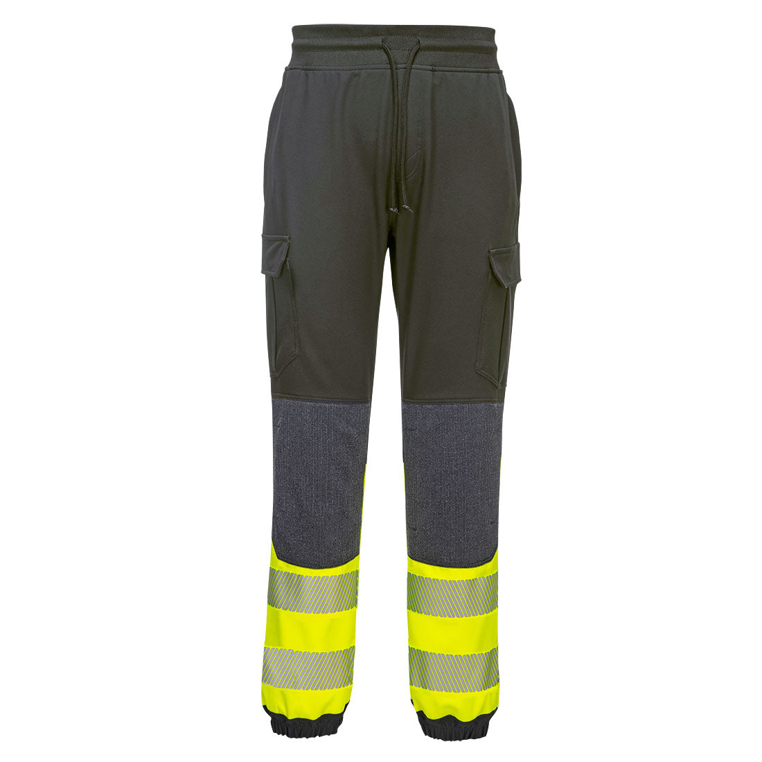 PW3 Hi-Vis Flexi Class 1 Joggers - Black/Yellow