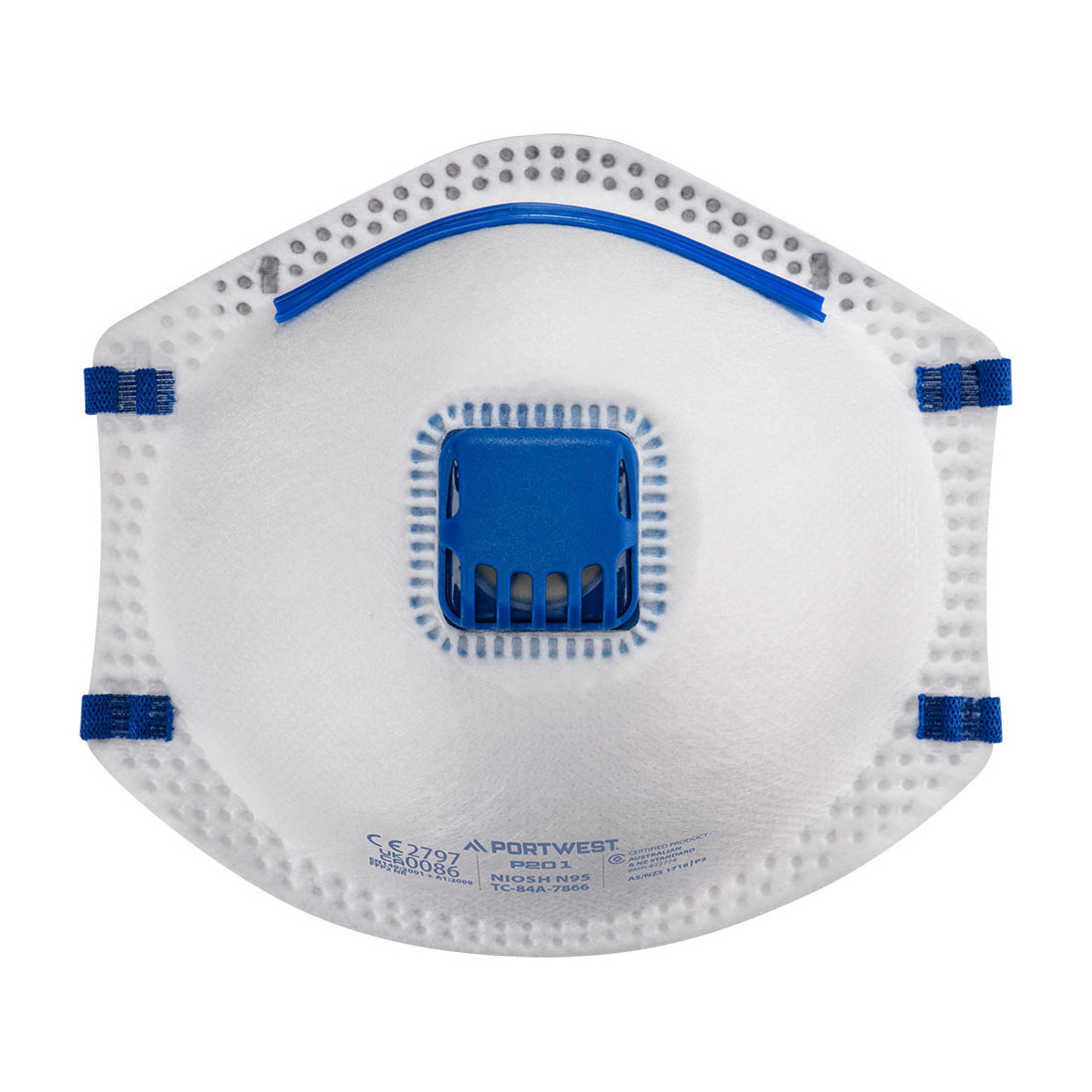 FFP2 Valved Respirator (Pk10) - White