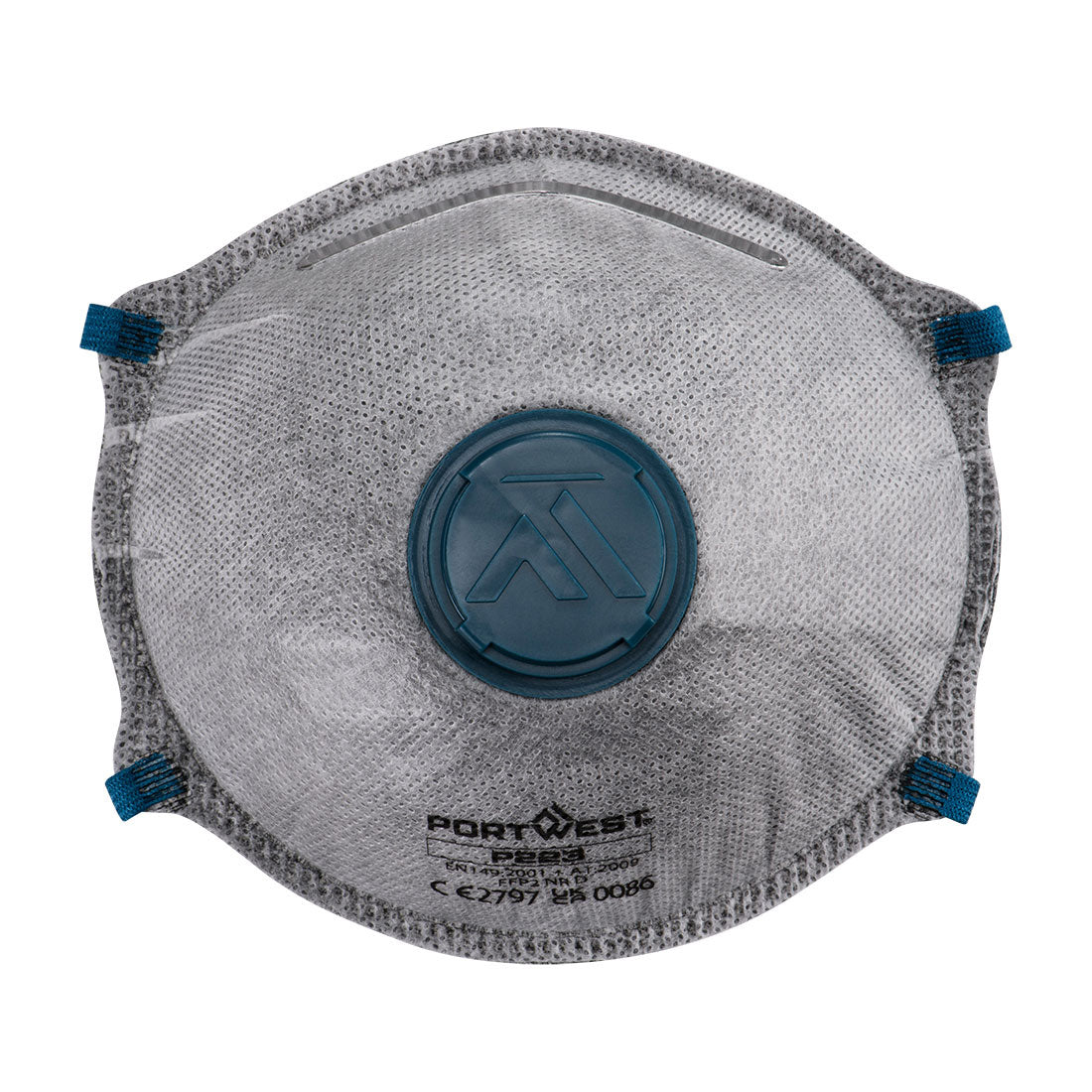 FFP2 Carbon Valved Dolomite Respirator (Pk10) - White