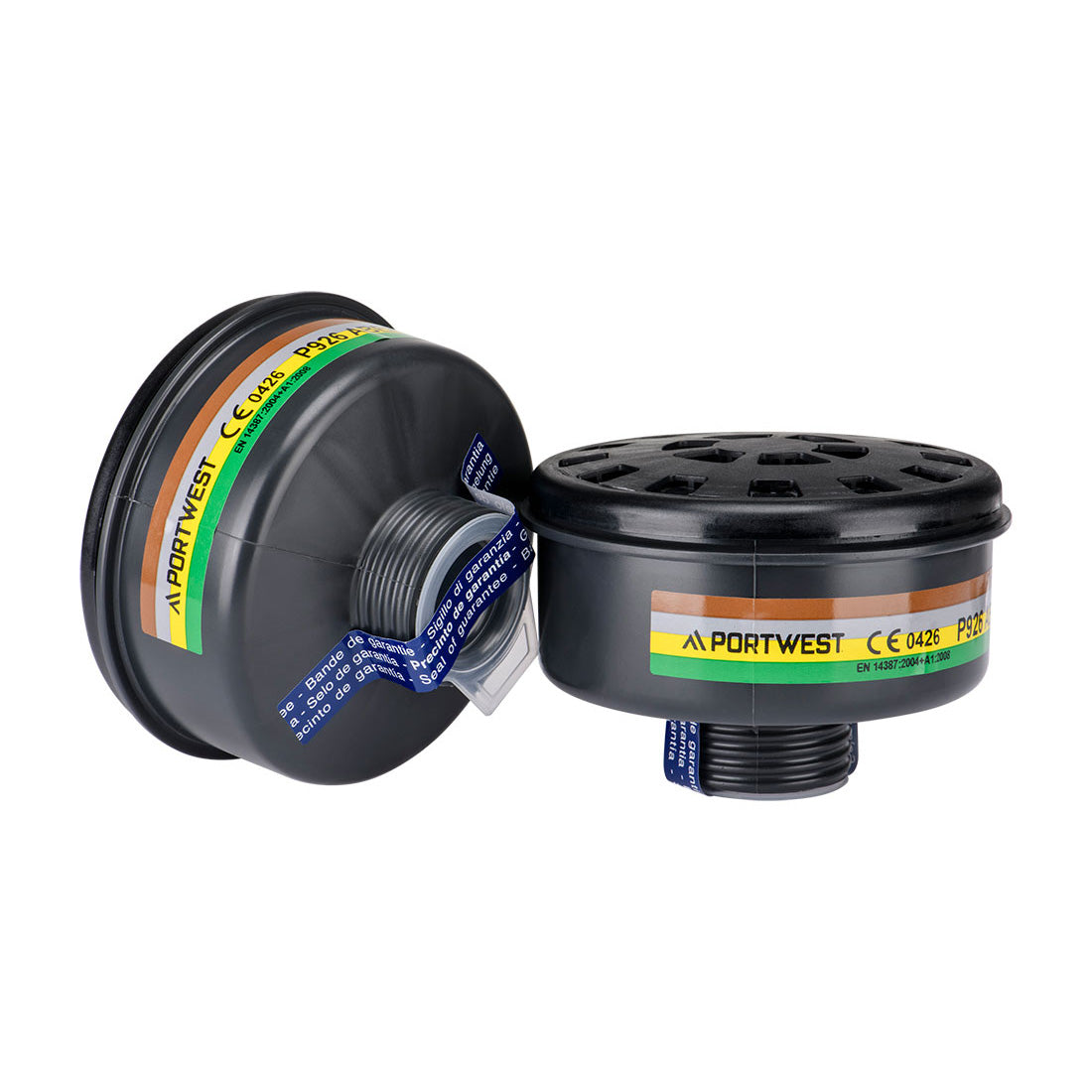 ABEK2 Gas Filter Universal Thread (Pk4) - Black