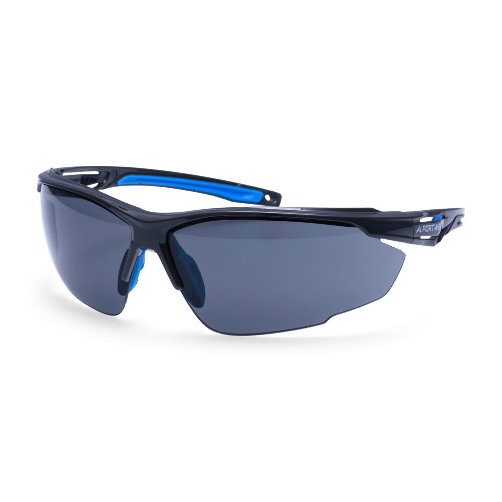 Anthracite KN Safety Glasses - Smoke