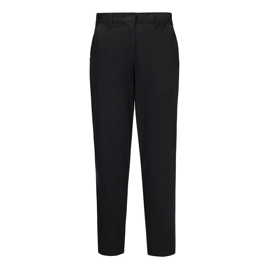 Women's Stretch Slim Chino Trousers - Black