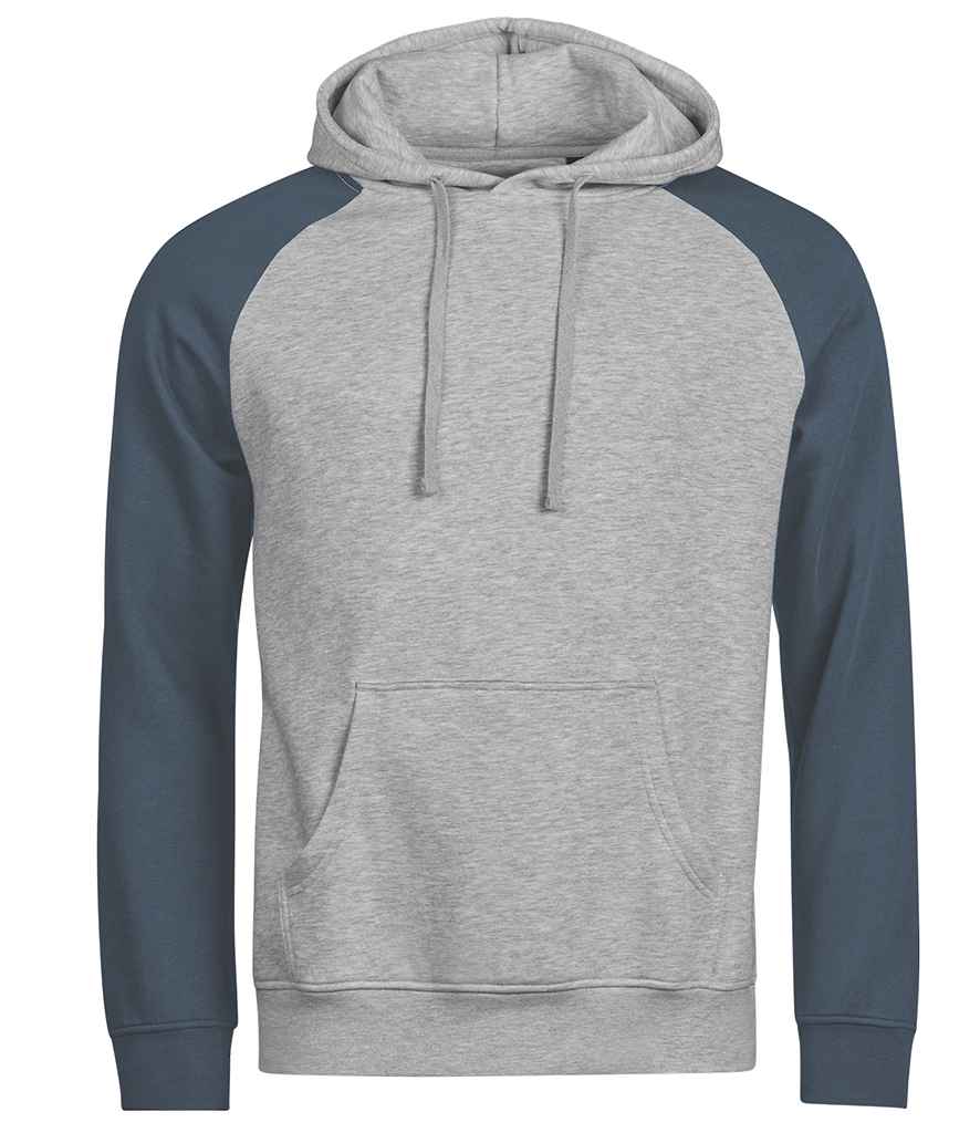 T5156 Heather Grey/Ink Blue Front