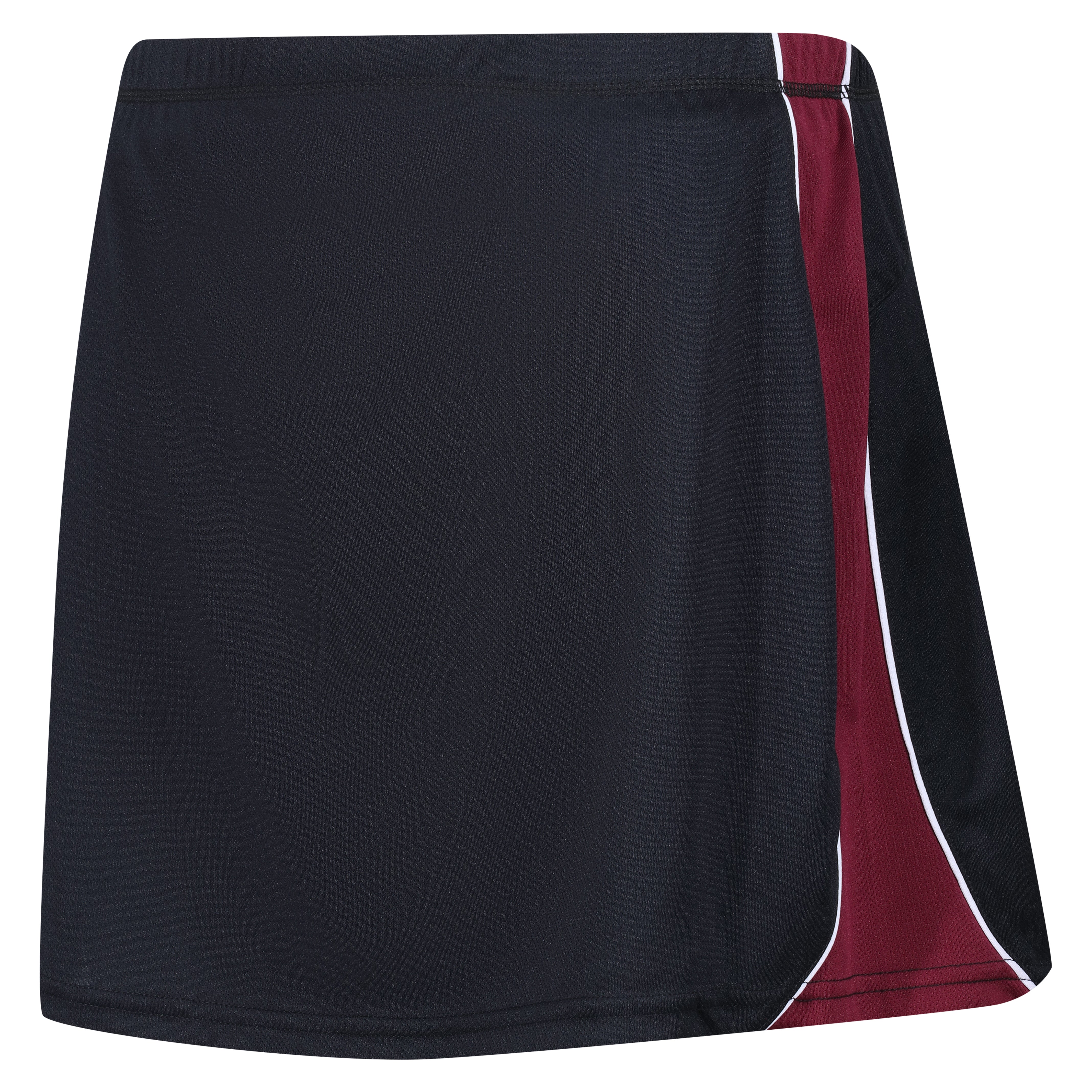 Igen Team Skort - Black/Maroon