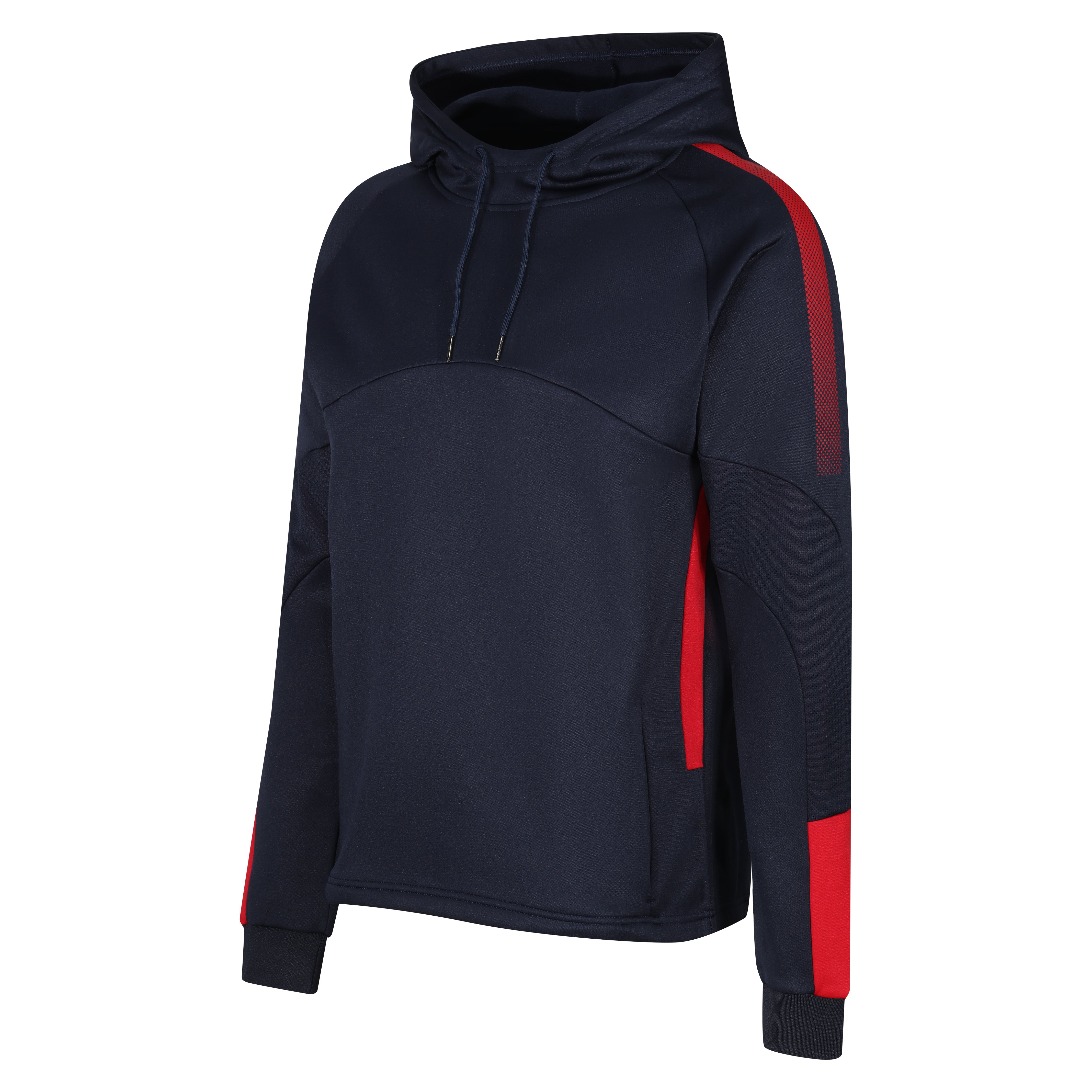 Edge PRO Technical Poly Hoodie - Navy/Red