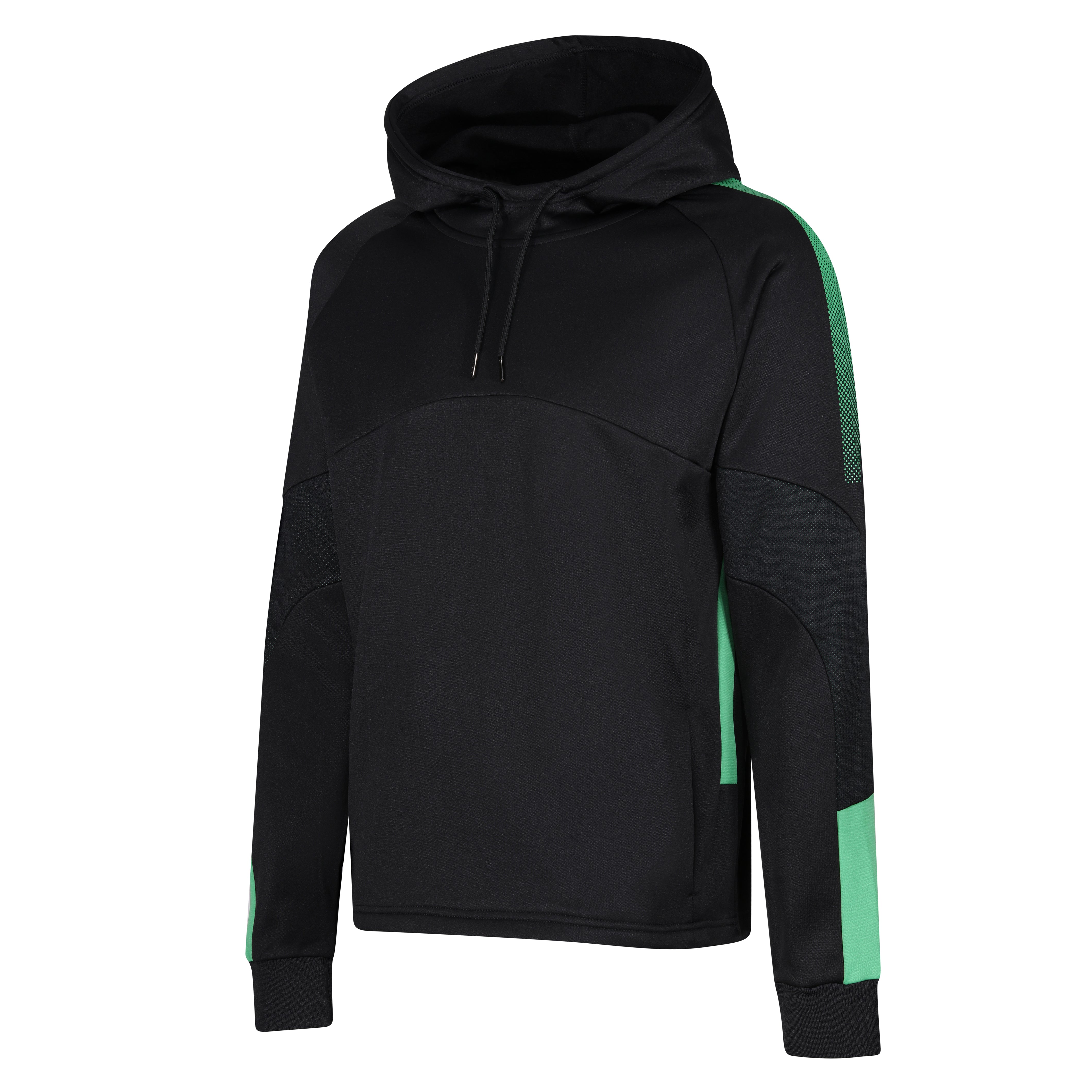 Edge PRO Technical Poly Hoodie - Black/Emerald