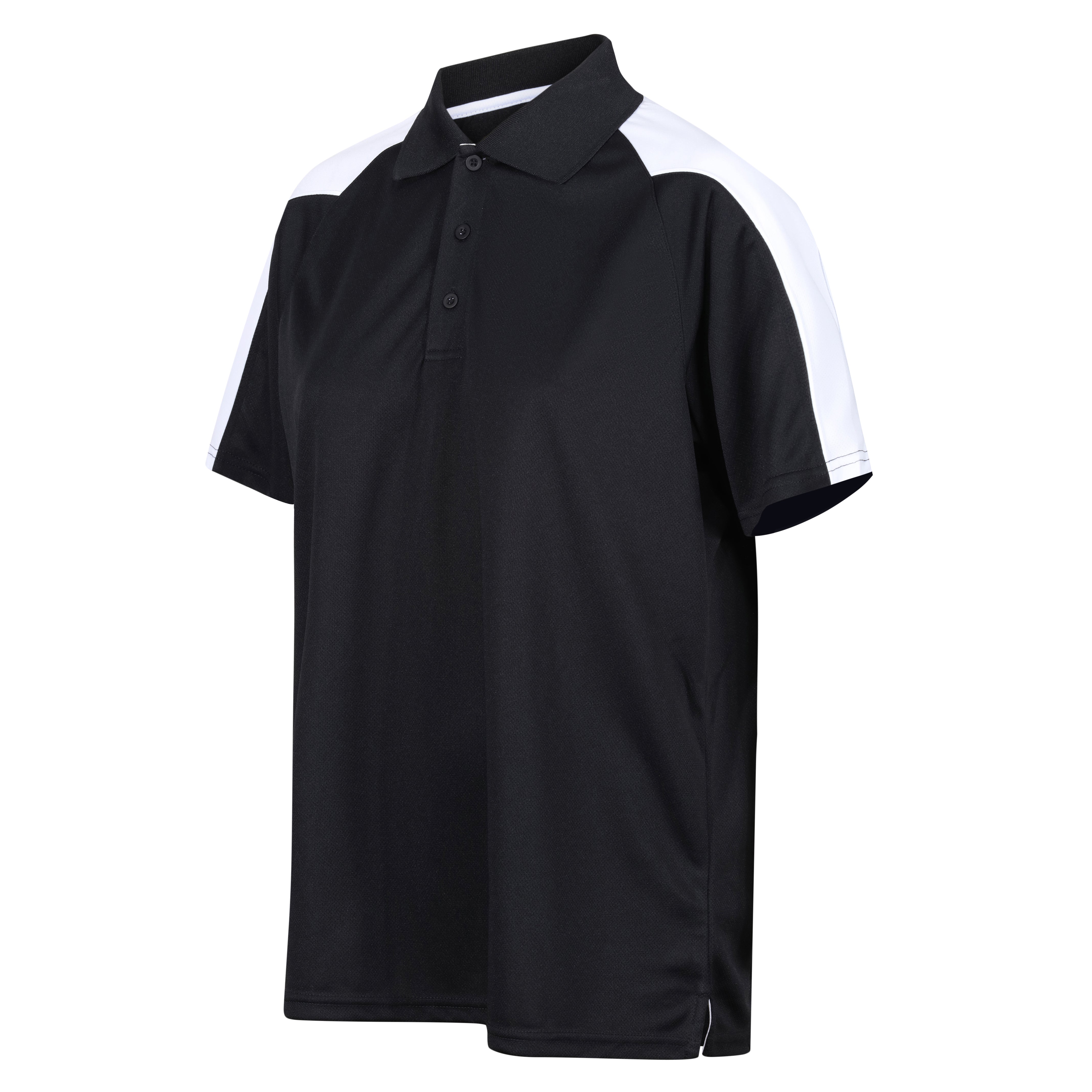 Igen Unisex Polo - Black/White