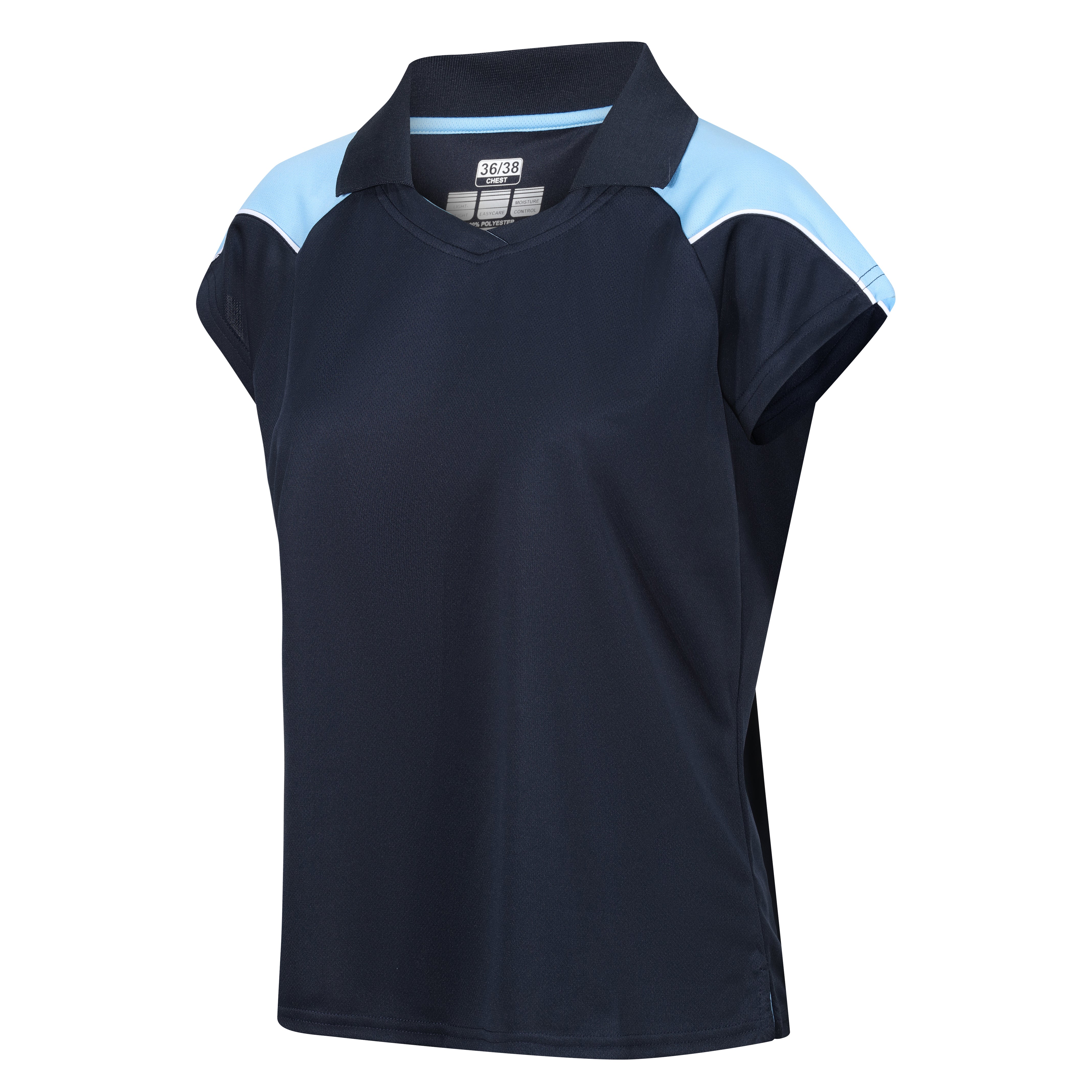 Igen Female Polo - Navy/Sky