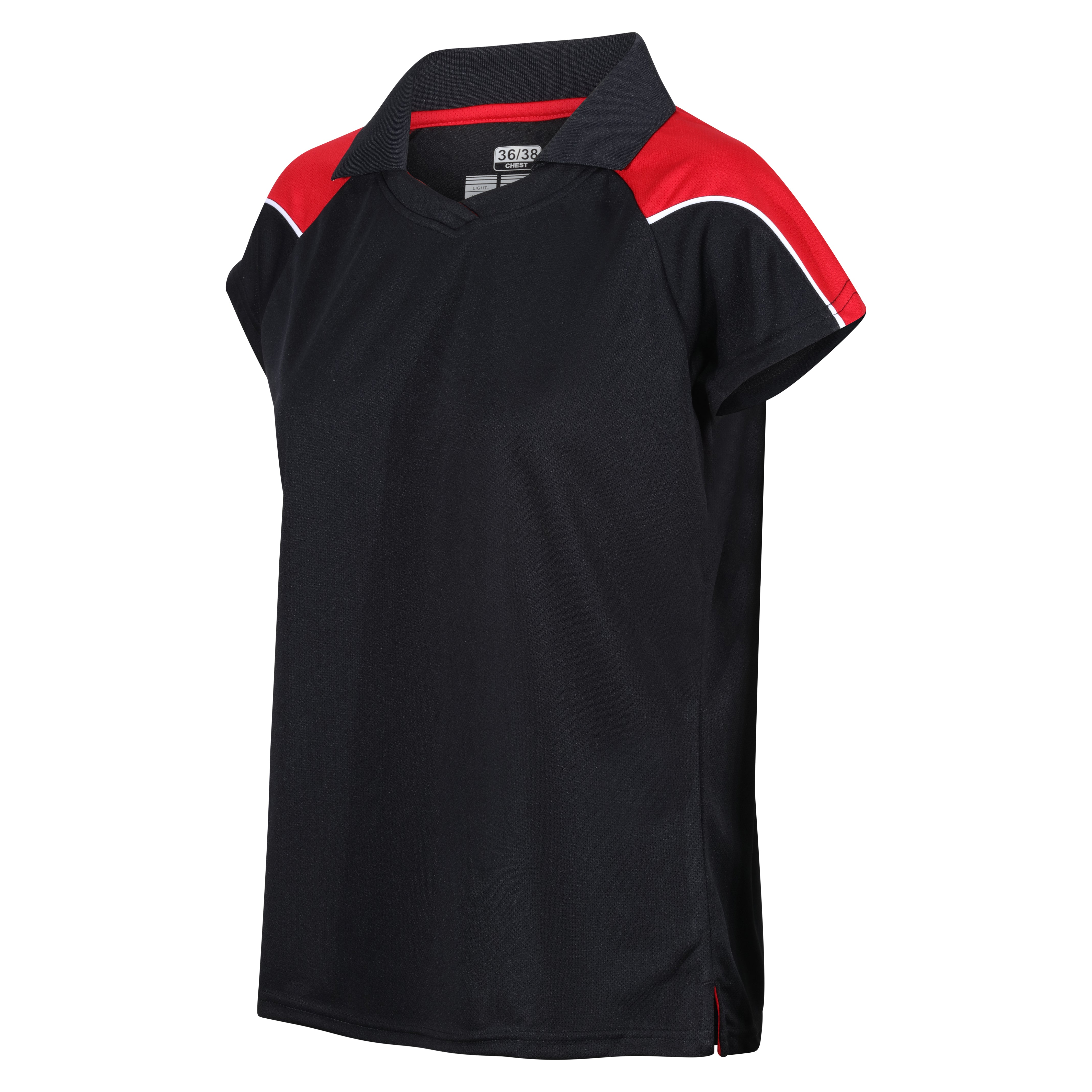 Igen Female Polo - Black/Red