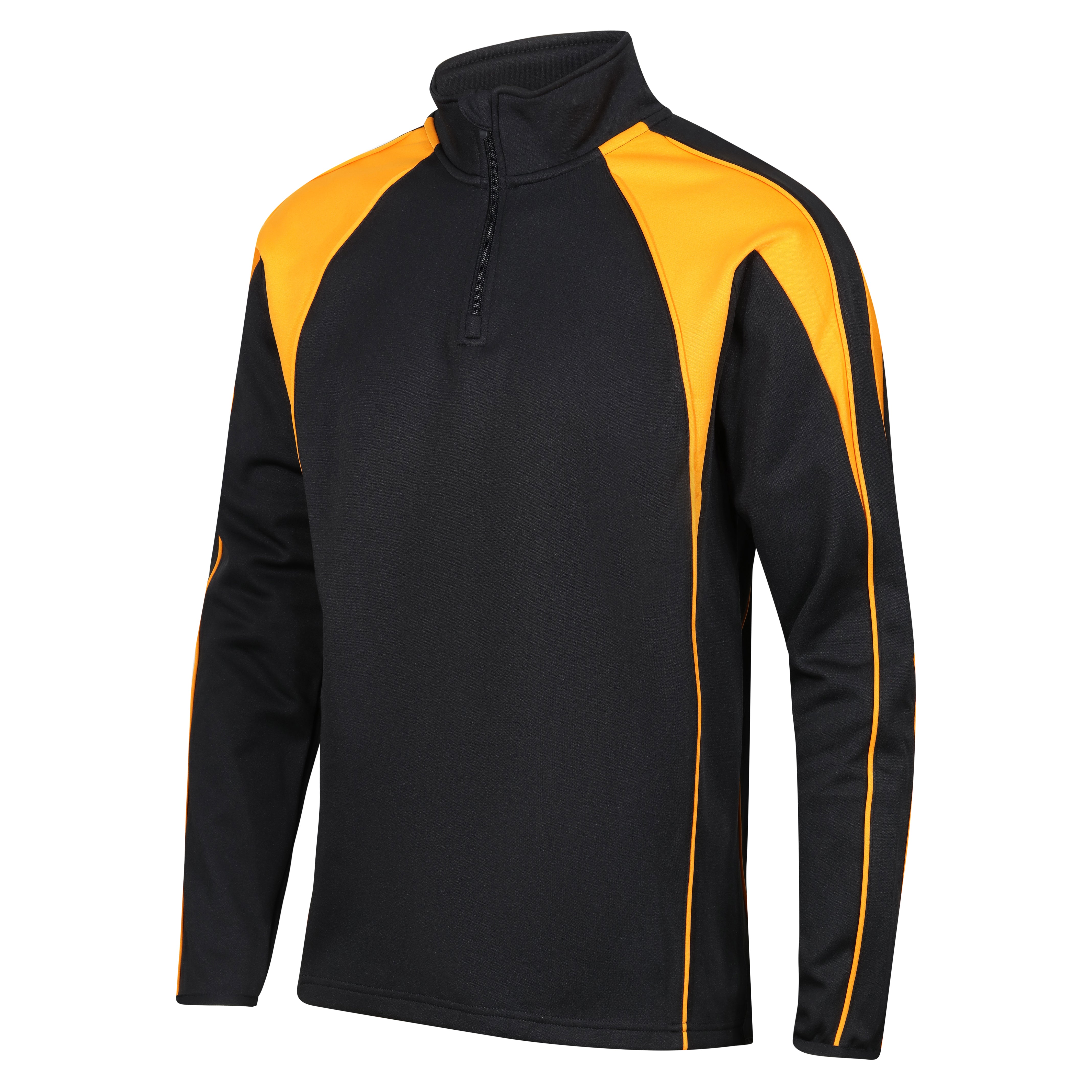 PRO Team Midlayer Top - Black/Amber