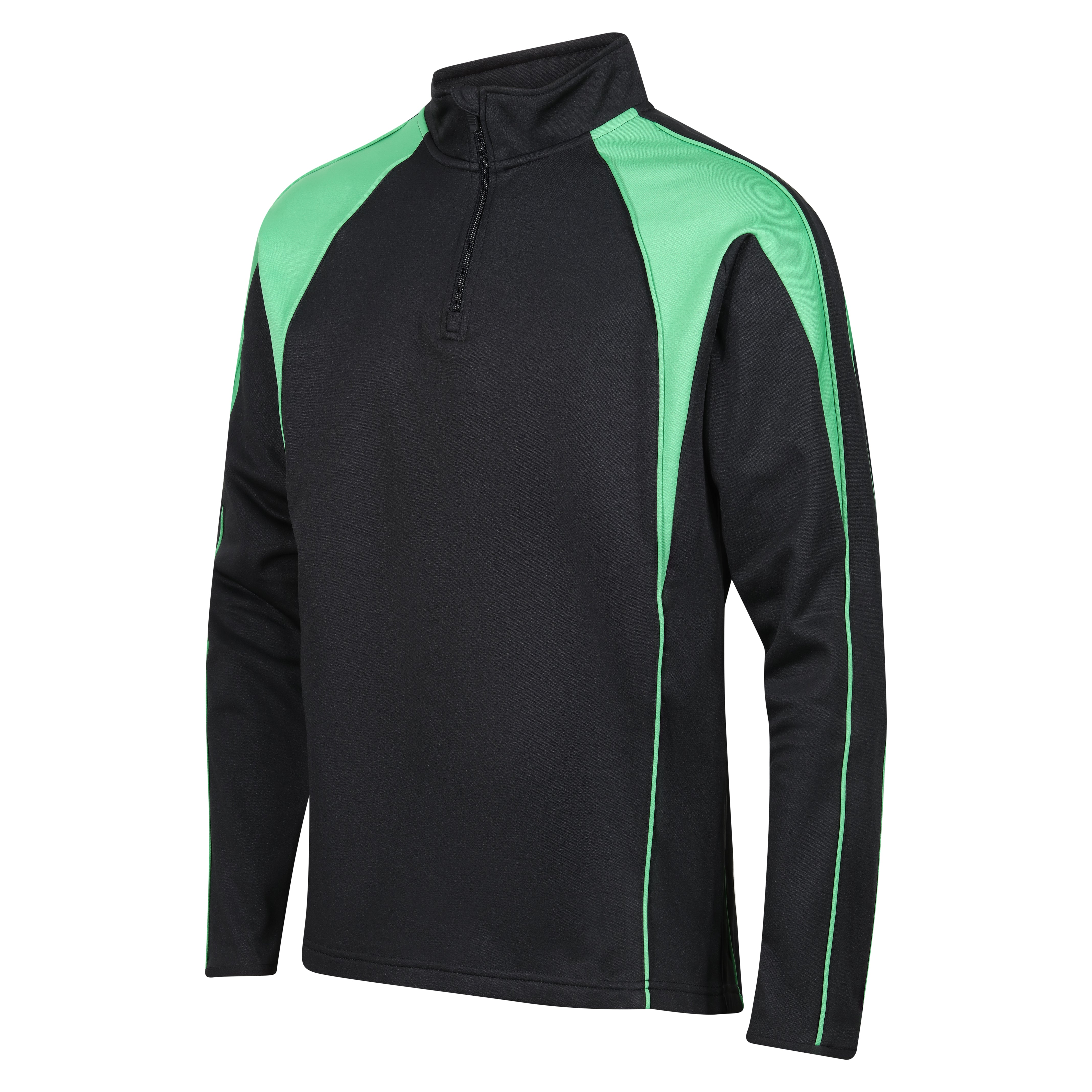 PRO Team Midlayer Top Youth - Black/Emerald