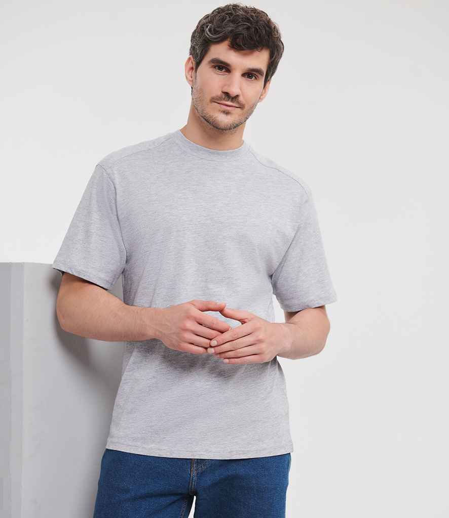 Russell Athletic Heavyweight T-Shirt - Light Oxford