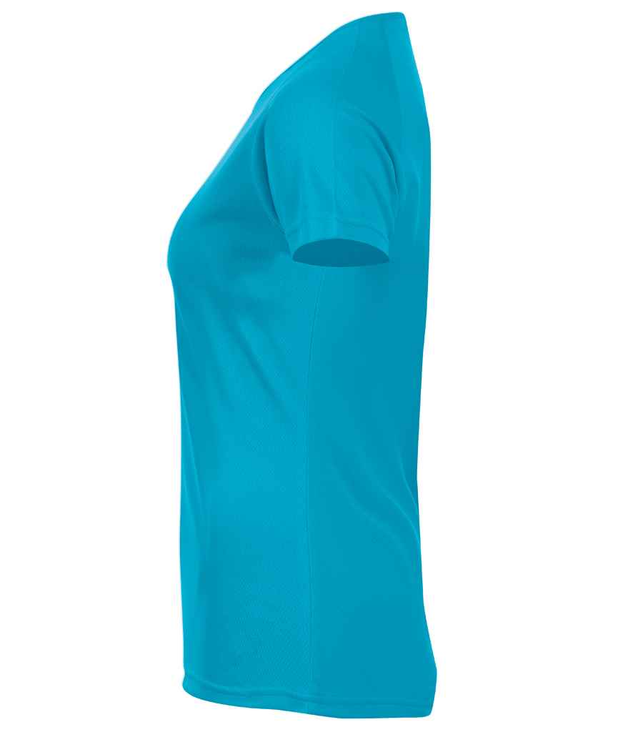 SOL'S Ladies Sporty Performance T-Shirt - Aqua