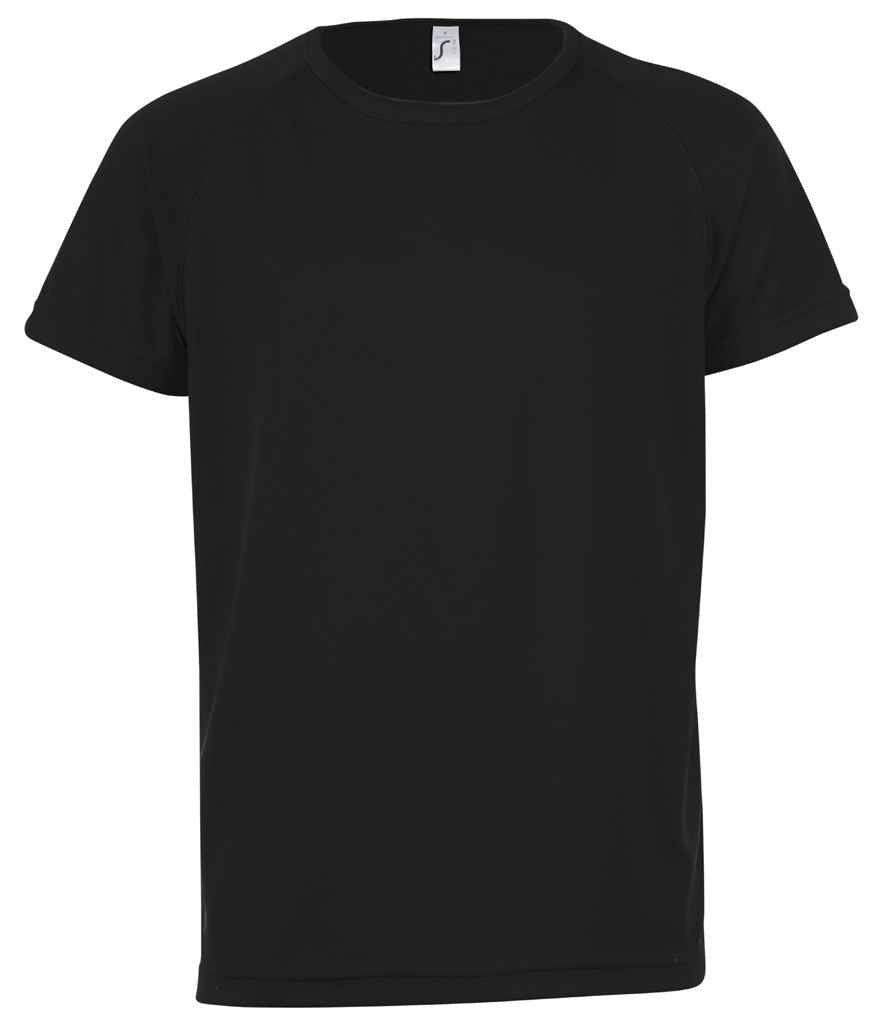 SOL'S Kids Sporty T-Shirt - Black
