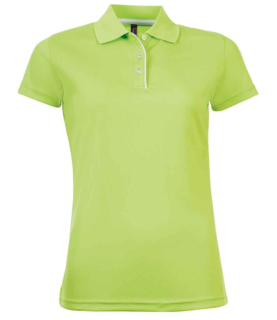 SOL'S Ladies Performer Piqué Polo Shirt - Apple Green