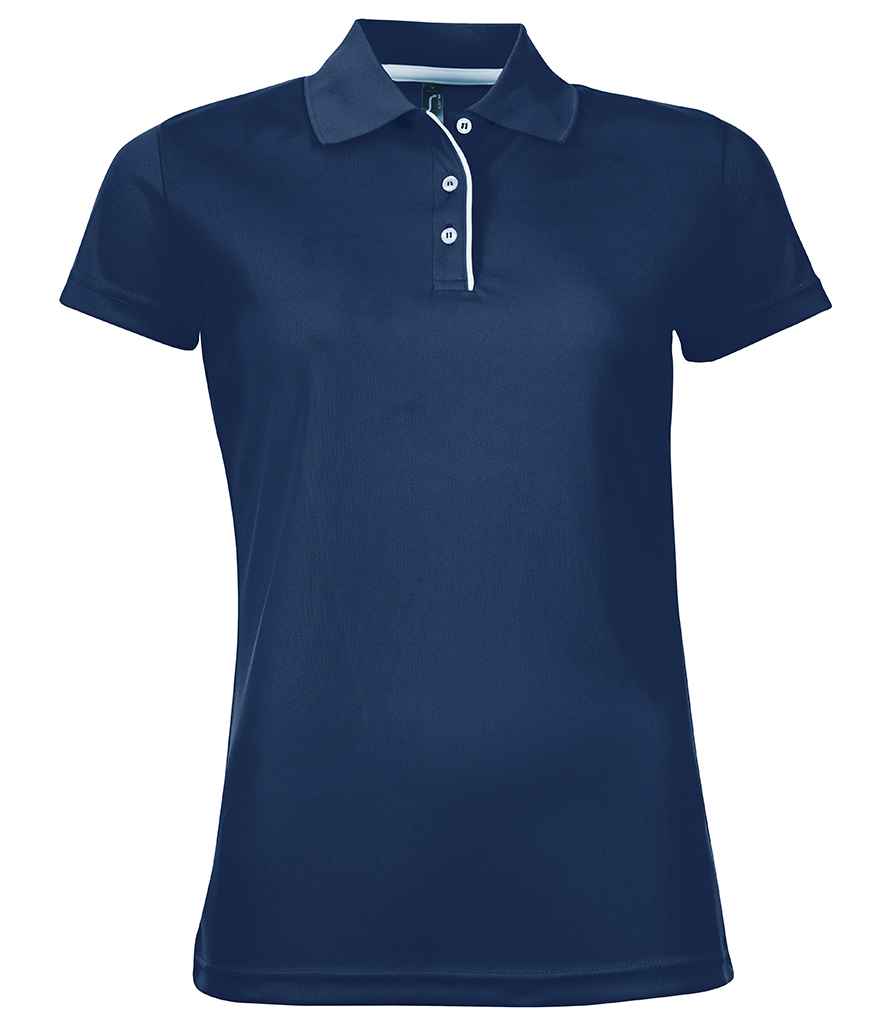 SOL'S Ladies Performer Piqué Polo Shirt - French Navy
