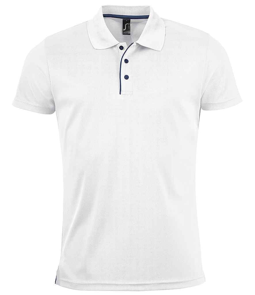 SOL'S Performer Piqué Polo Shirt - White
