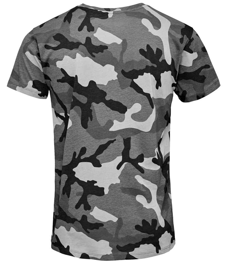 SOL'S Camo T-Shirt - Grey Camo