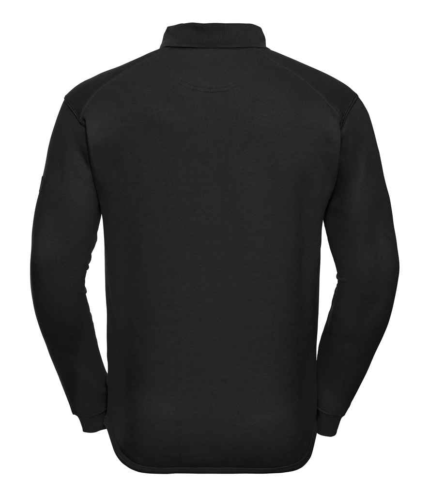 Russell Athletic Heavy Duty Collar Sweatshirt - Black
