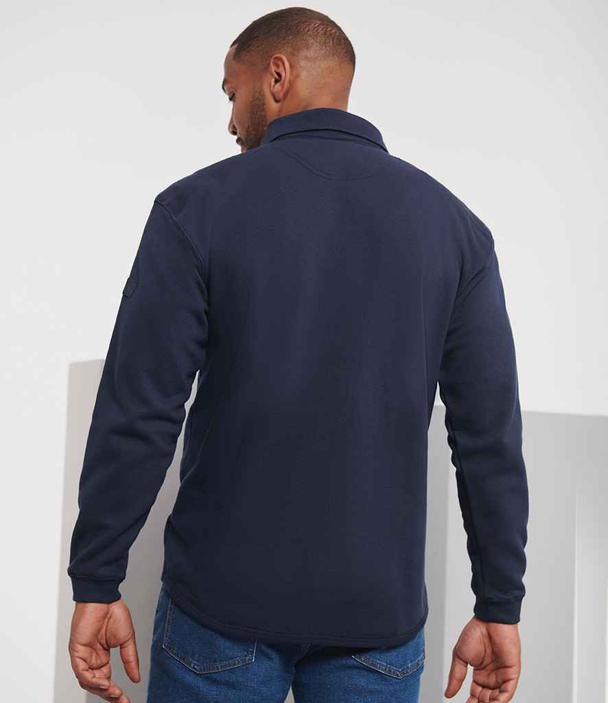 Russell Athletic Heavy Duty Collar Sweatshirt - French Navy