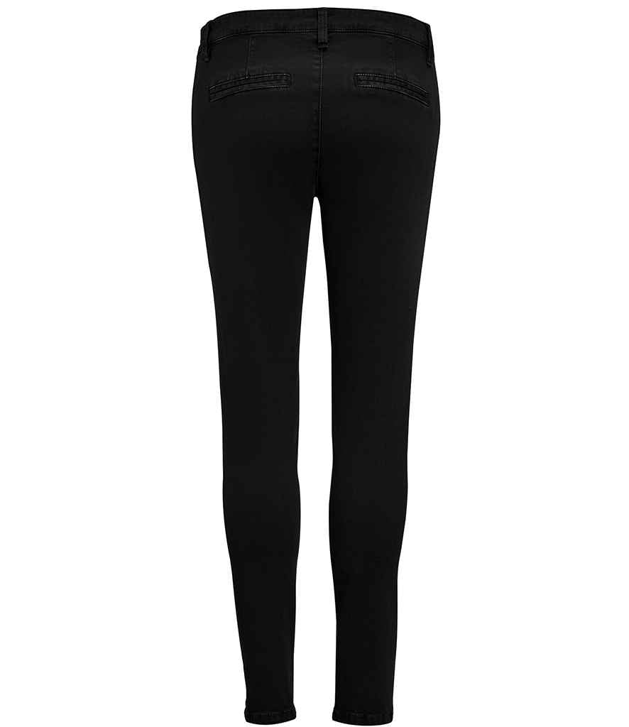 SOL'S Ladies Jules Chino Trousers - Black