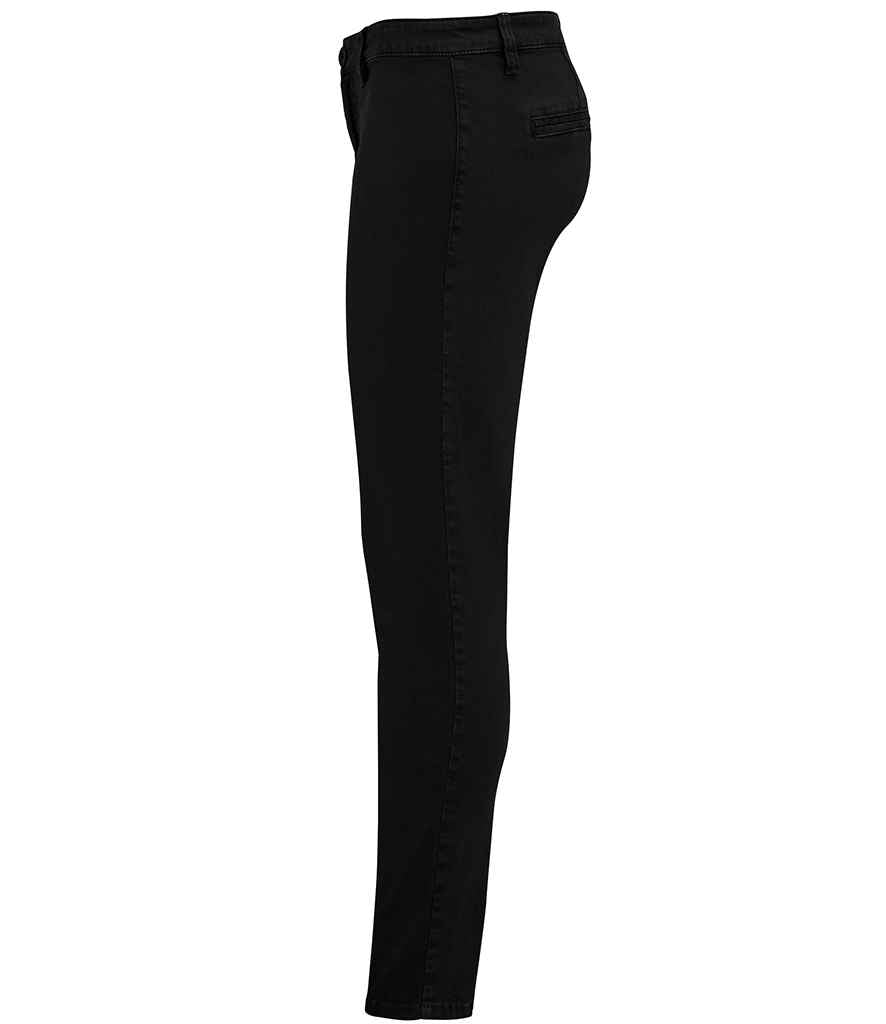 SOL'S Ladies Jules Chino Trousers - Black