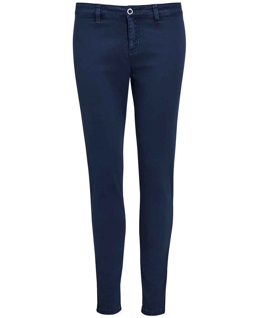 SOL'S Ladies Jules Chino Trousers - French Navy