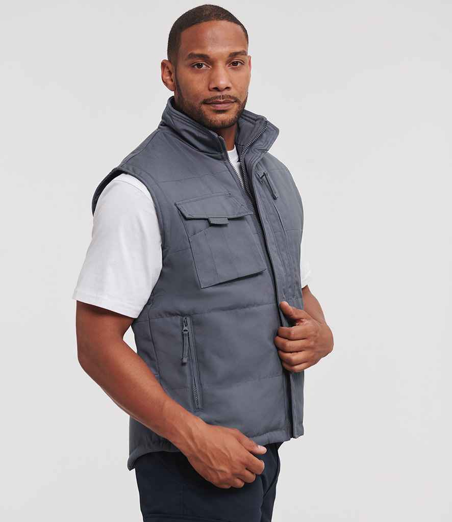 Russell Athletic Gilet - Convoy Grey