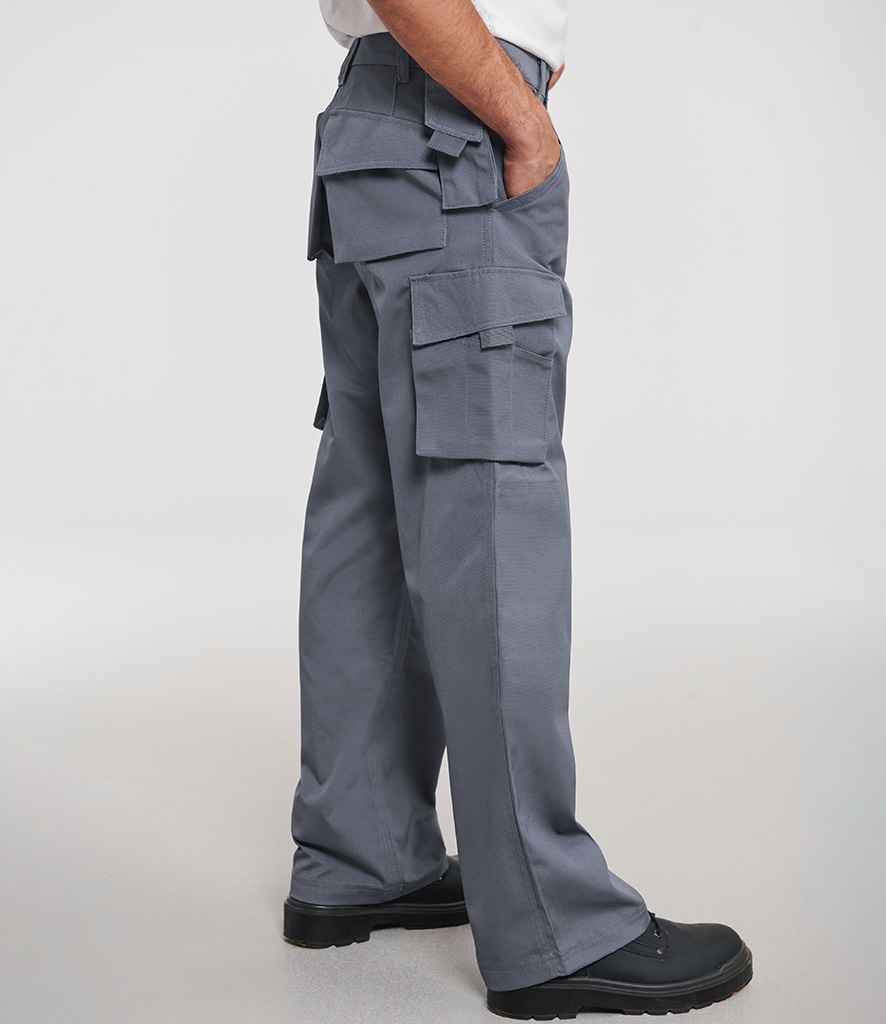 Russell Athletic Heavy Duty Work Trousers - Convoy Grey