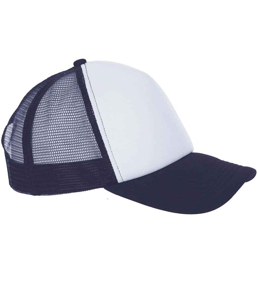 SOL'S Bubble Contrast Cap - White/French Navy