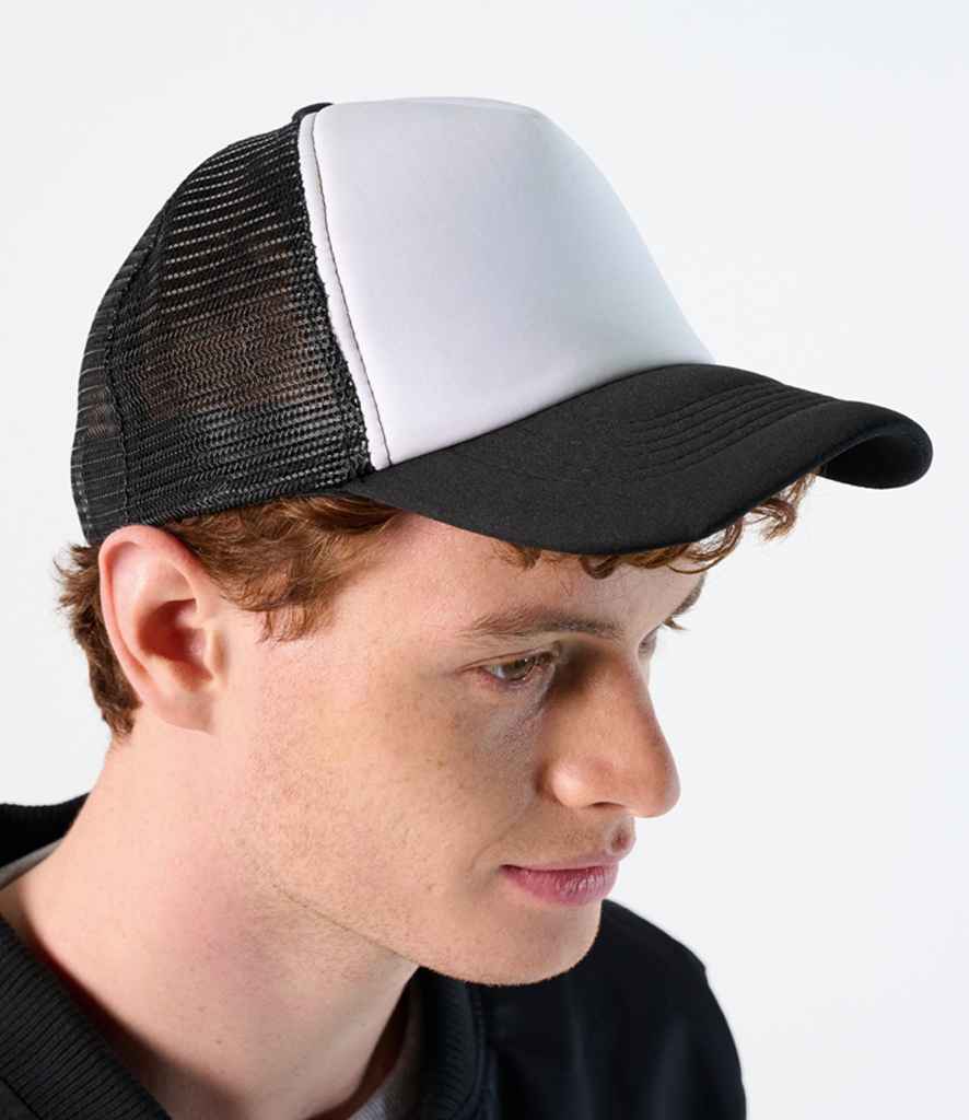SOL'S Bubble Contrast Cap - White/Black
