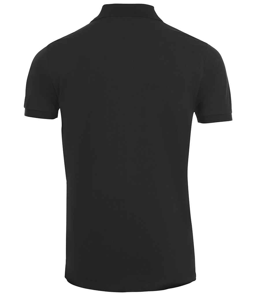 SOL'S Phoenix Piqué Polo Shirt - Black