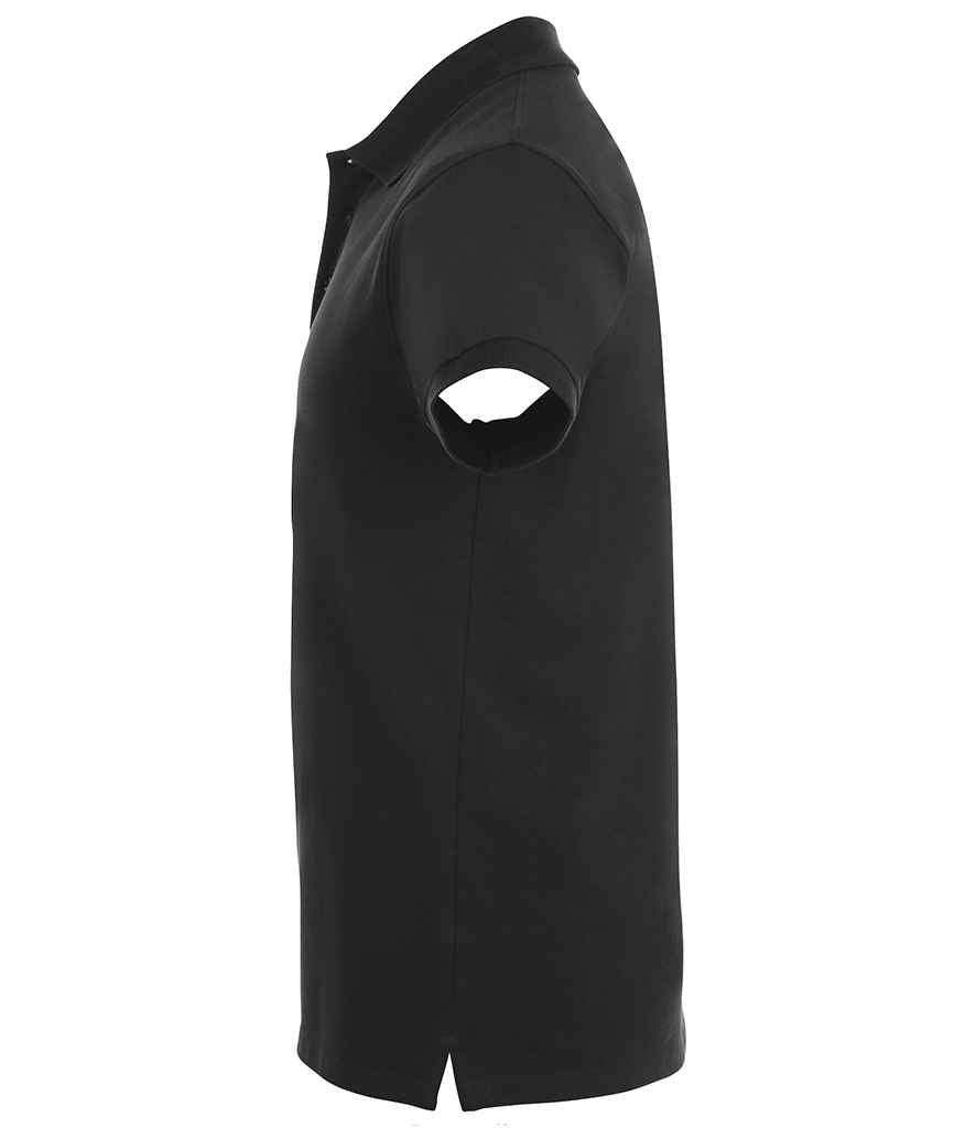 SOL'S Phoenix Piqué Polo Shirt - Black