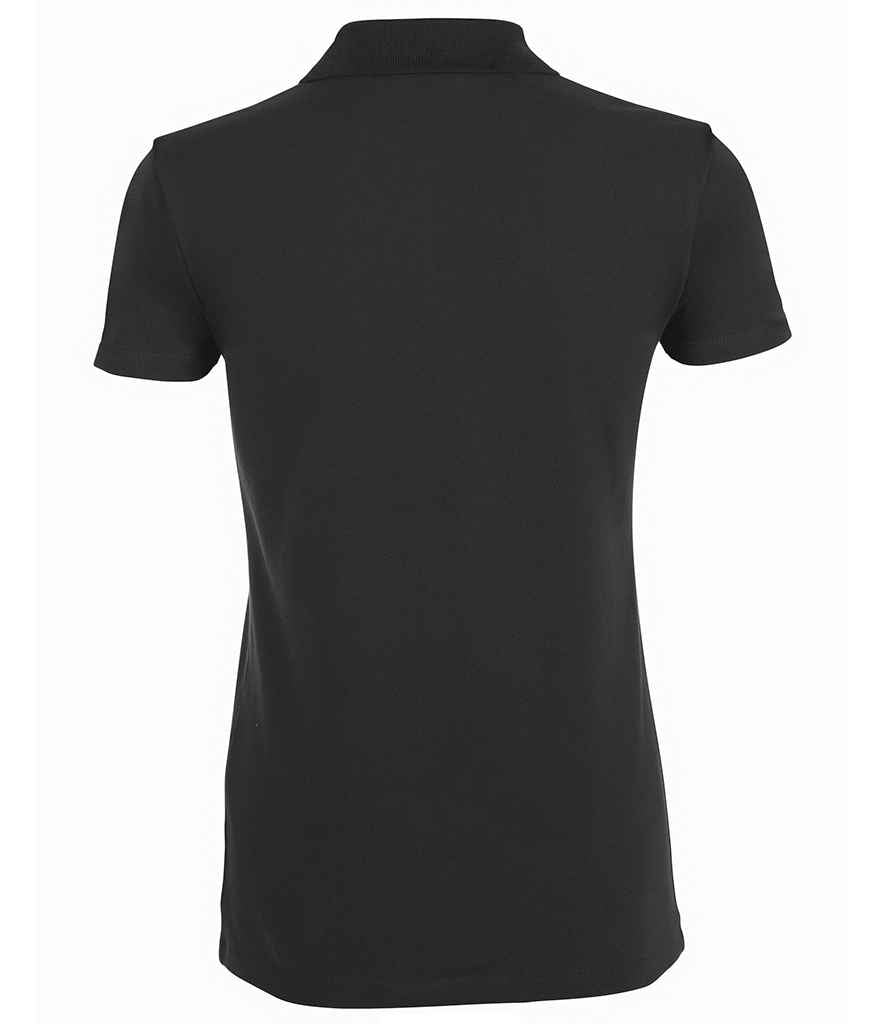 SOL'S Ladies Phoenix Piqué Polo Shirt - Black