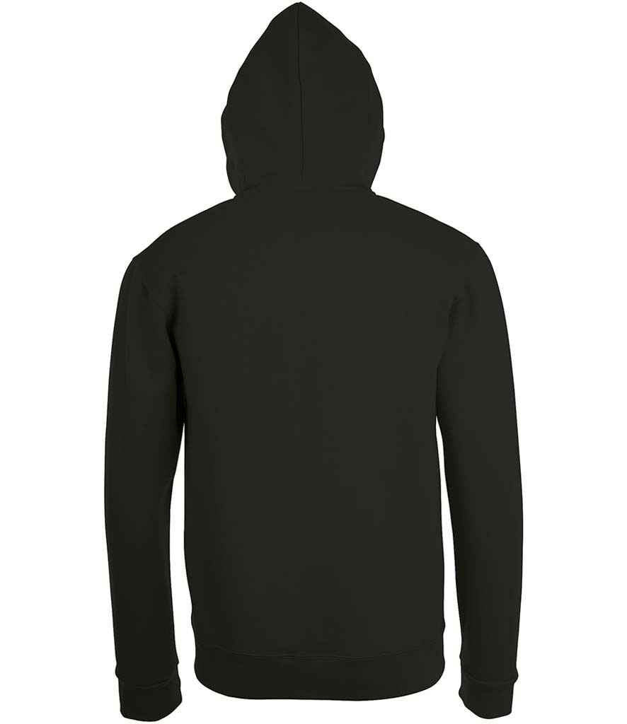 SOL'S Stone Zip Hooded Sweatshirt - Black