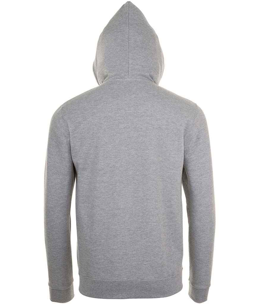 SOL'S Stone Zip Hooded Sweatshirt - Grey Marl