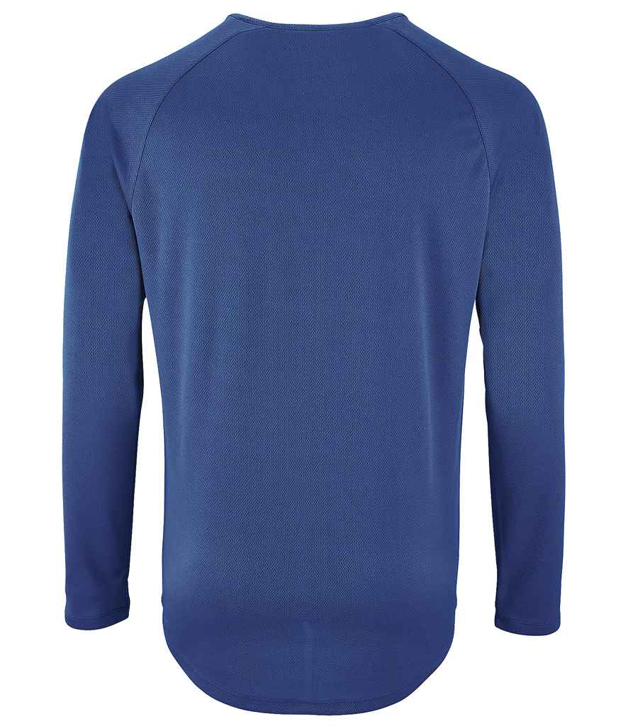 SOL'S Sporty Long Sleeve Performance T-Shirt - Royal Blue