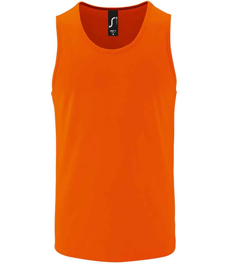 SOL'S Sporty Performance Tank Top - Neon Orange