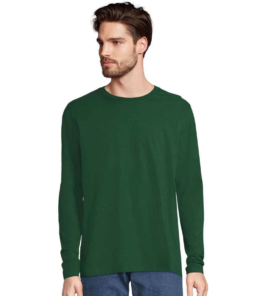 SOL'S Imperial Long Sleeve T-Shirt - Bottle Green